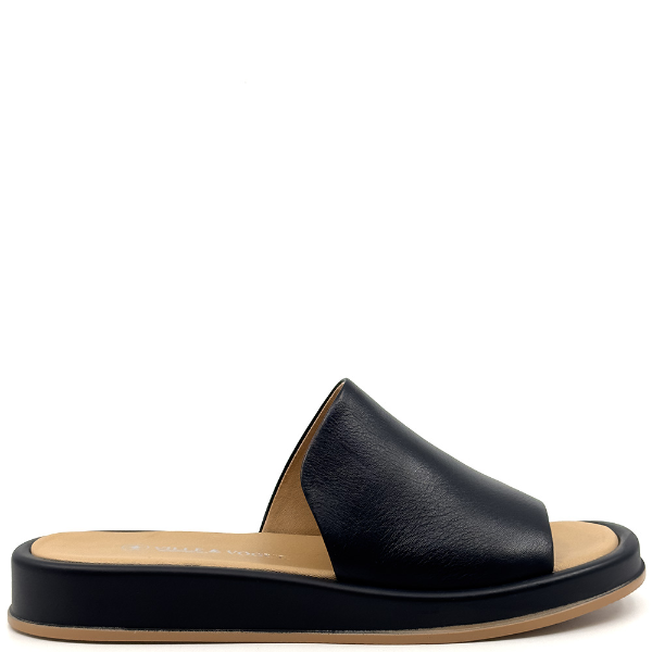 Flat slide sandals